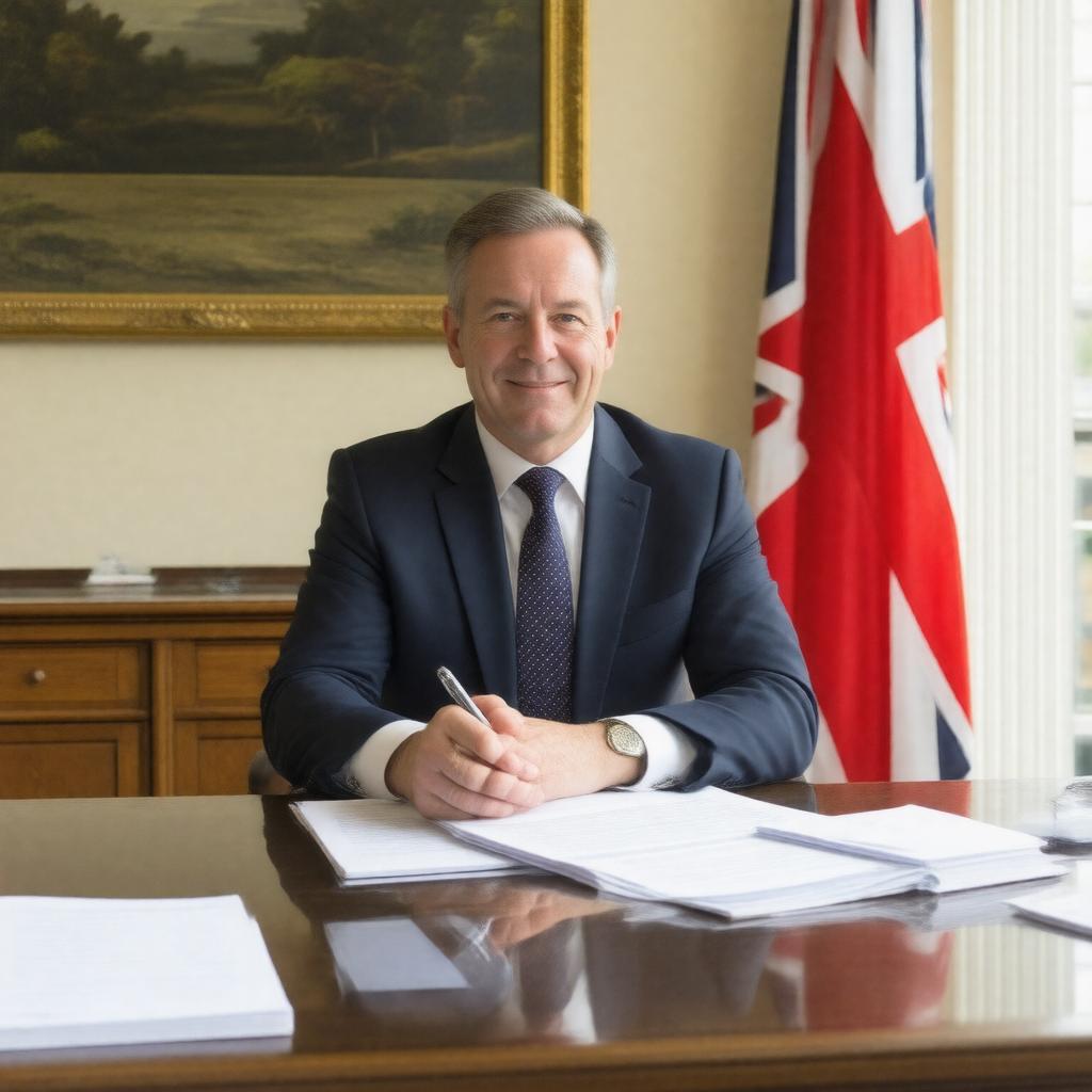 Click to view larger image AI-created image of Minister of State for Schools