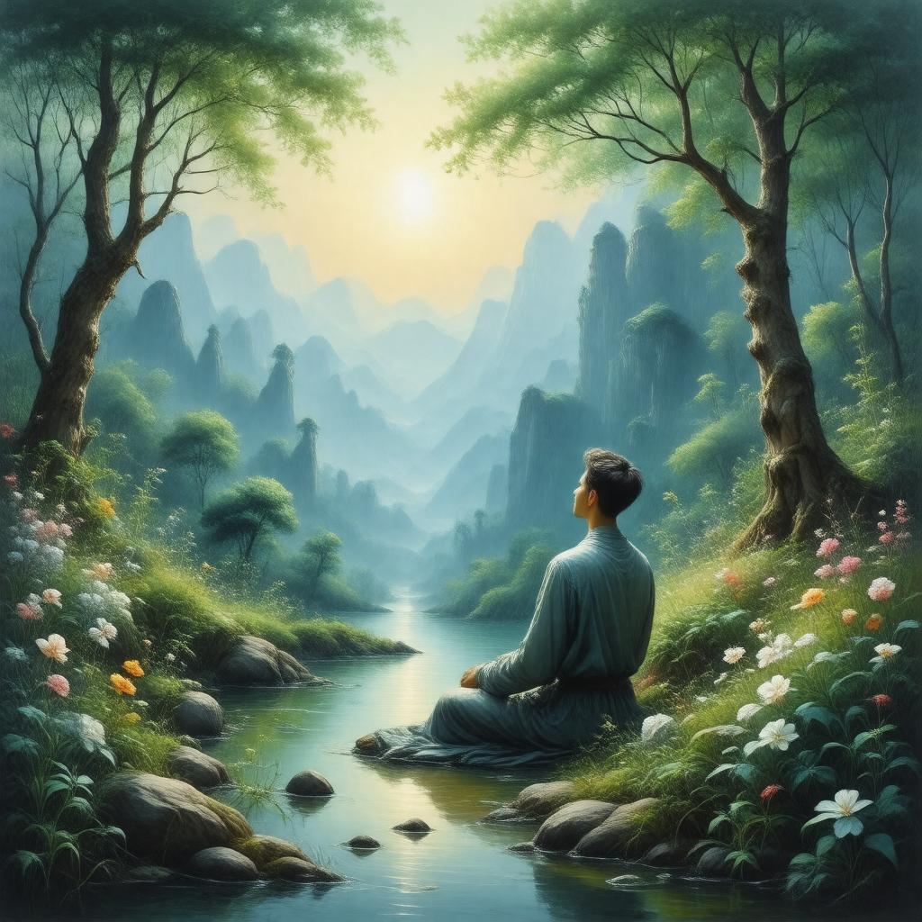 Click to view larger image AI-created image of Ministering with the Earth