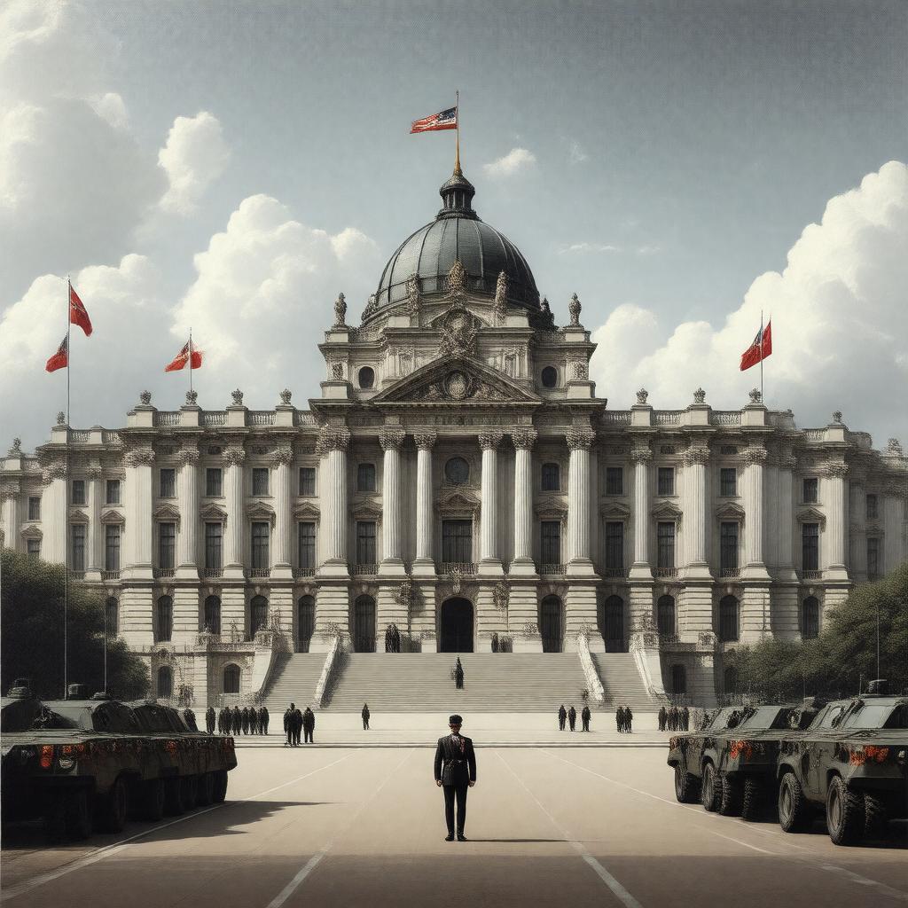 AI-created image of Ministry of Defence