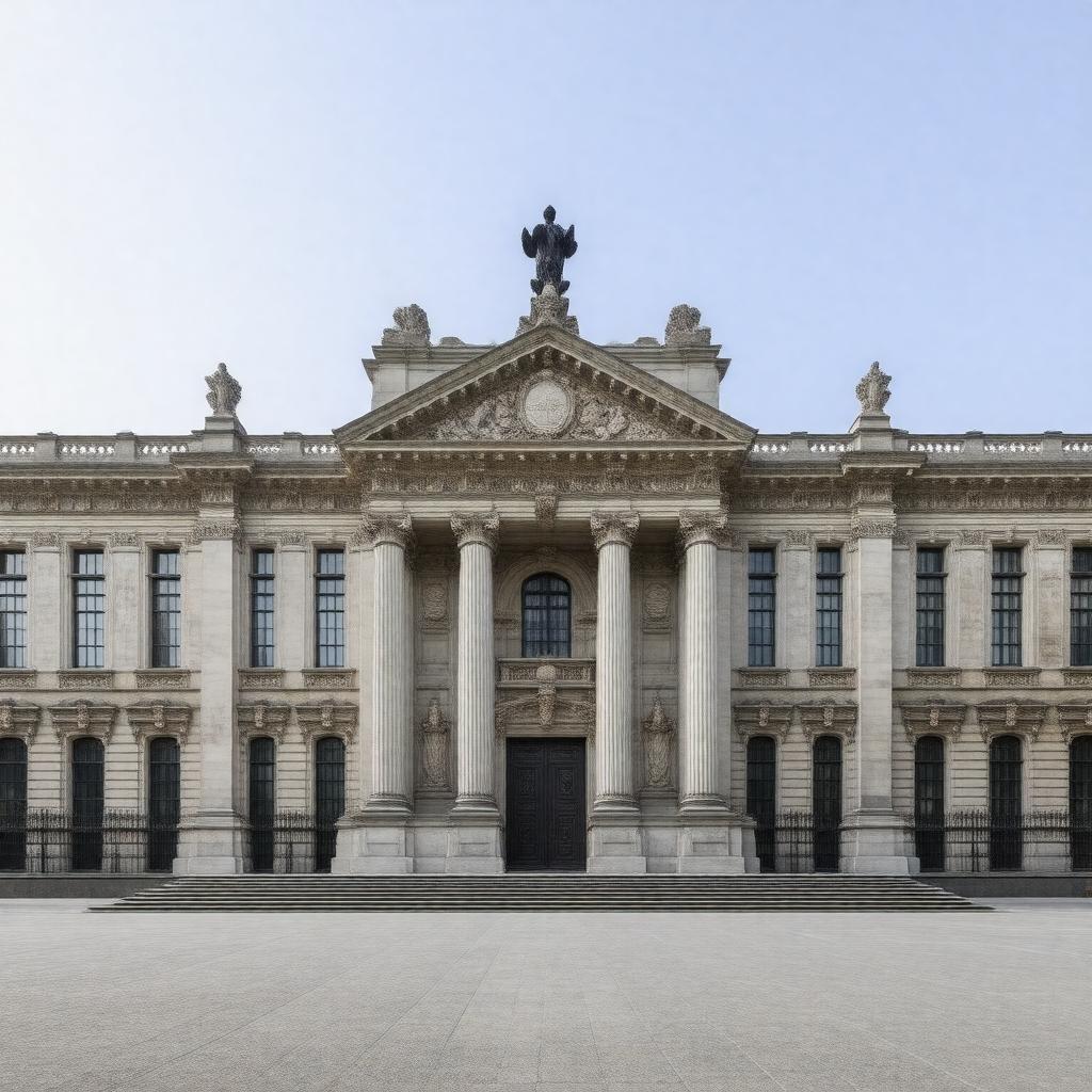 Click to view larger image AI-created image of Ministry of Justice