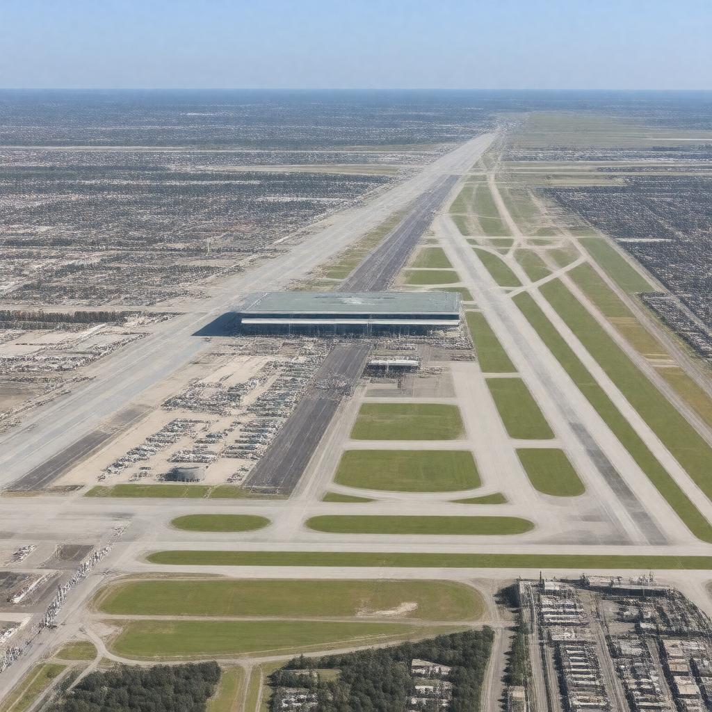 AI-created image of Minneapolis–Saint Paul International Airport