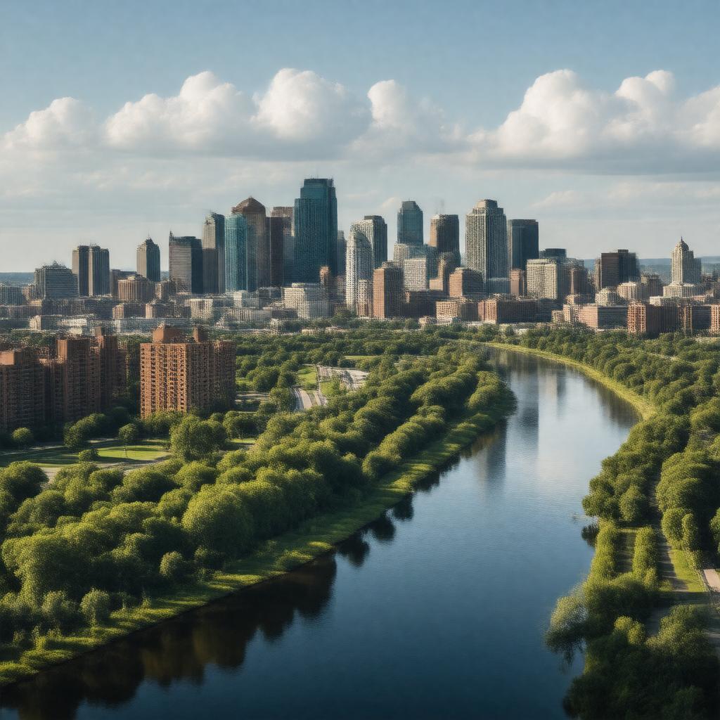 AI-created image of Minneapolis–Saint Paul
