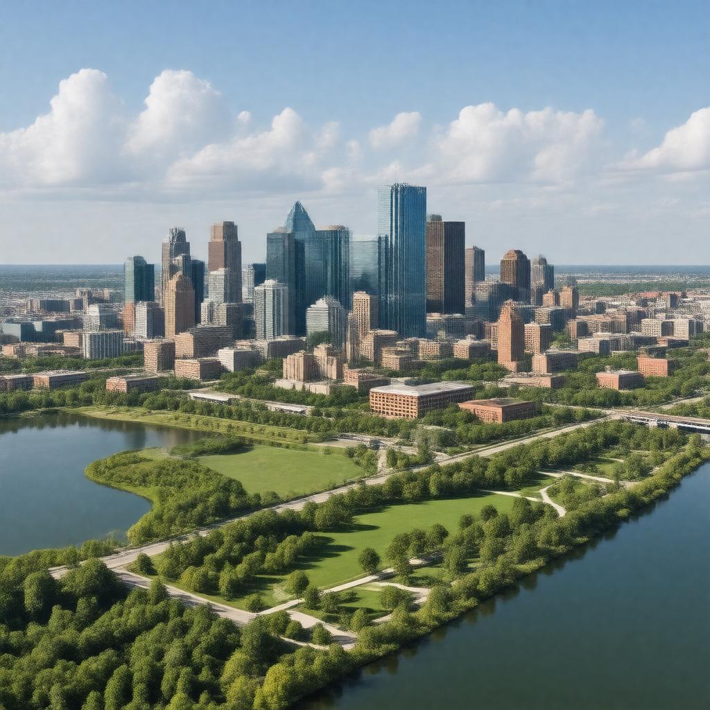 AI-created image of Minneapolis, Minnesota, USA