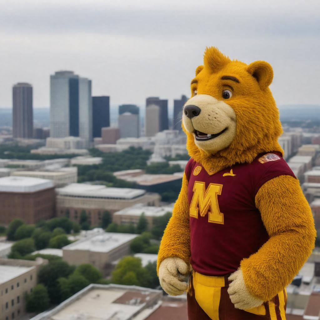AI-created image of Minnesota Golden Gophers