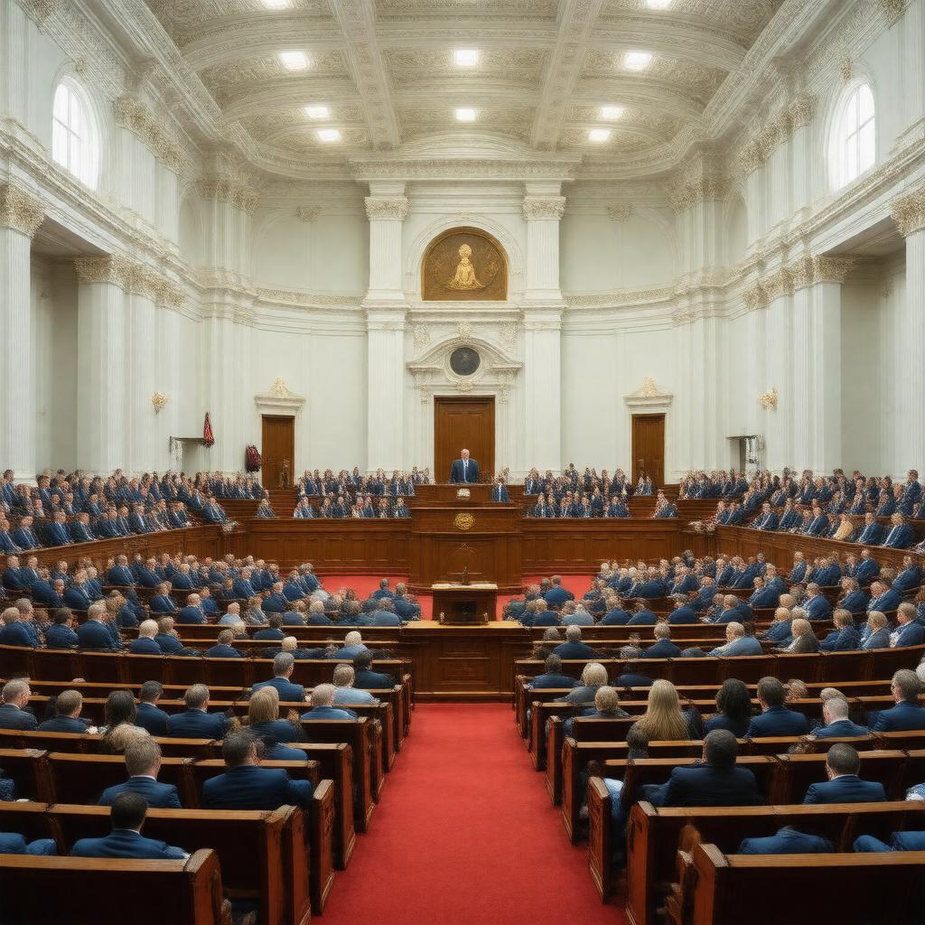 Click to view larger image AI-created image of Minnesota House of Representatives