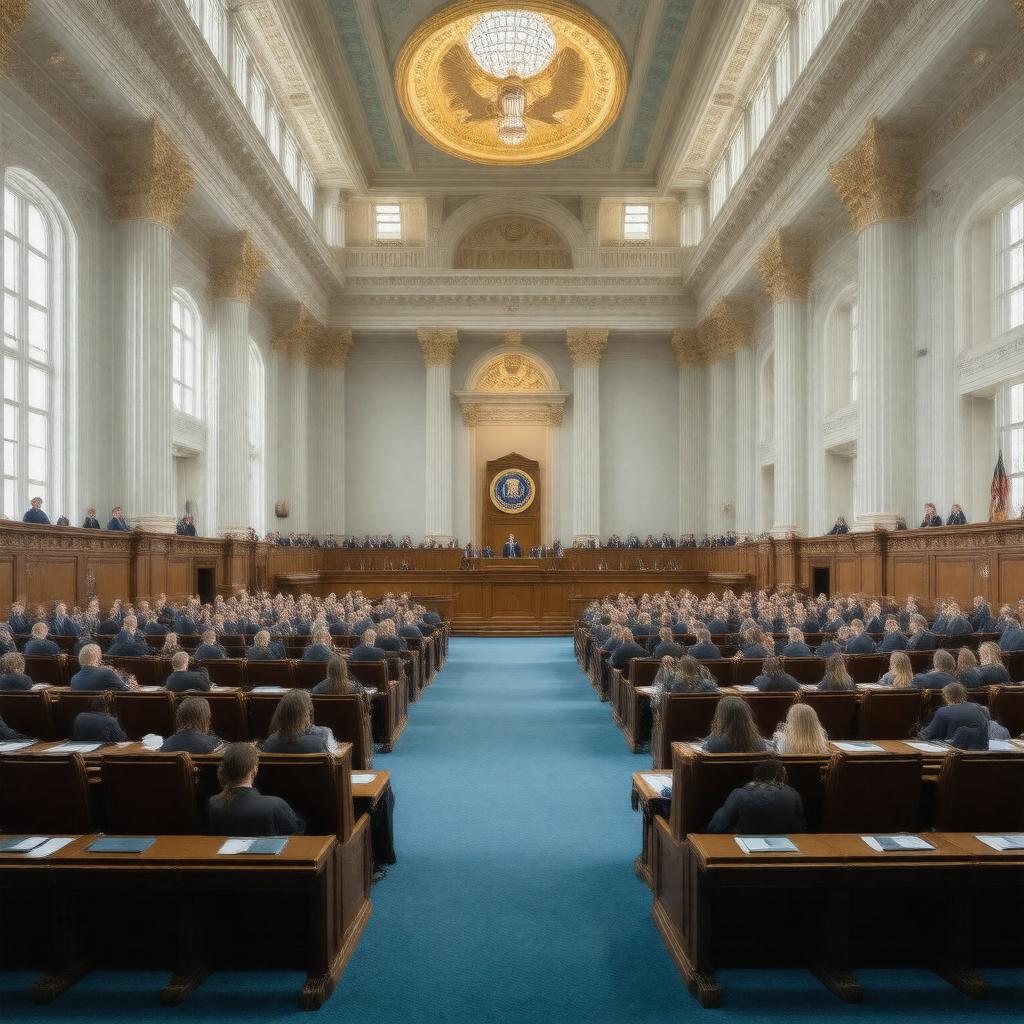 AI-created image of Minnesota Senate