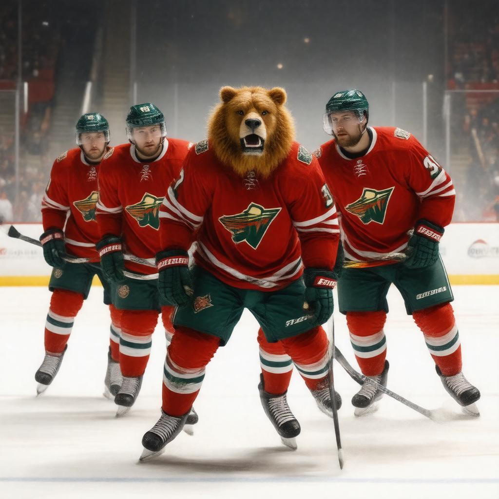 AI-created image of Minnesota Wild