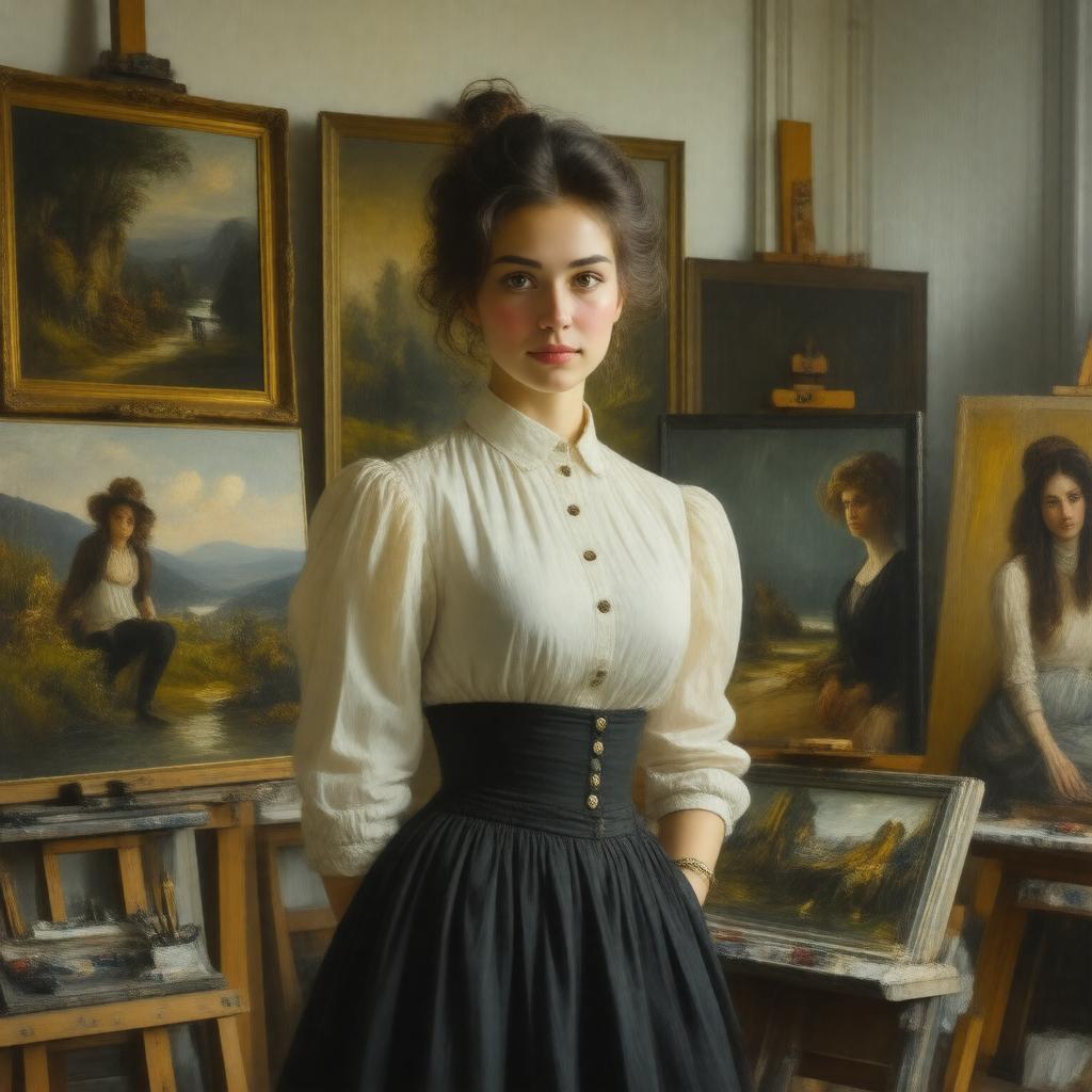 AI-created image of Minnewa Bell Gray Ross