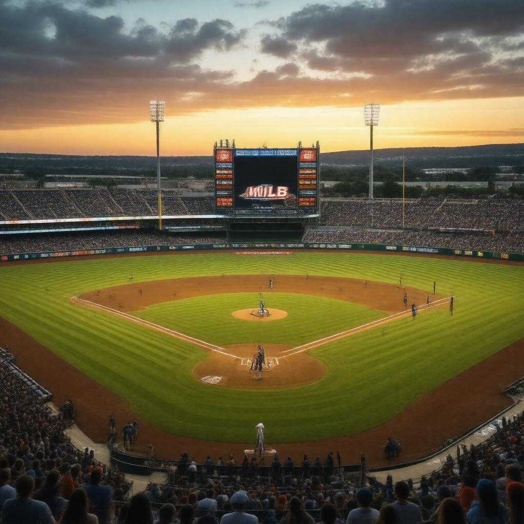 AI-created image of Minor League Baseball