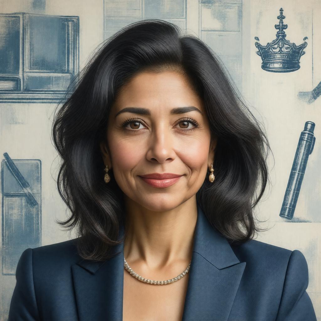 AI-created image of Minouche Shafik