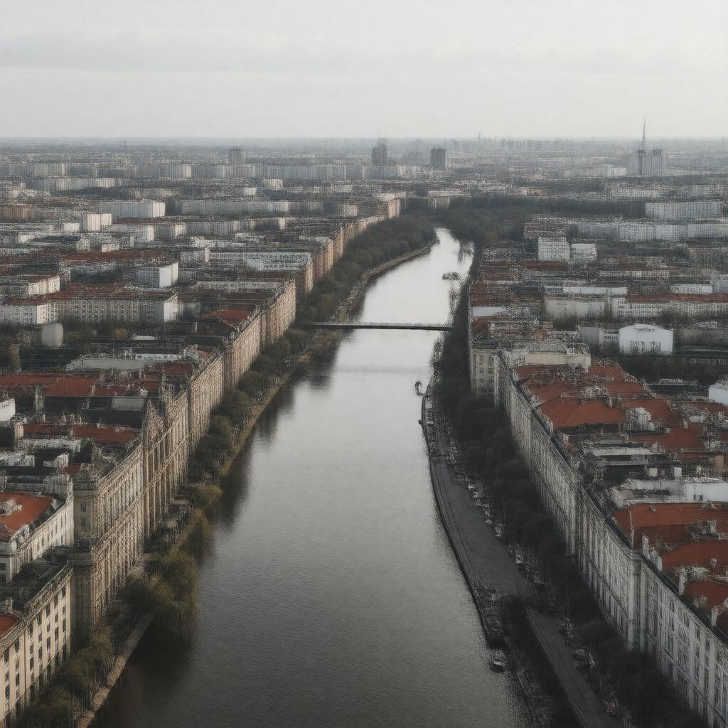 AI-created image of Minsk