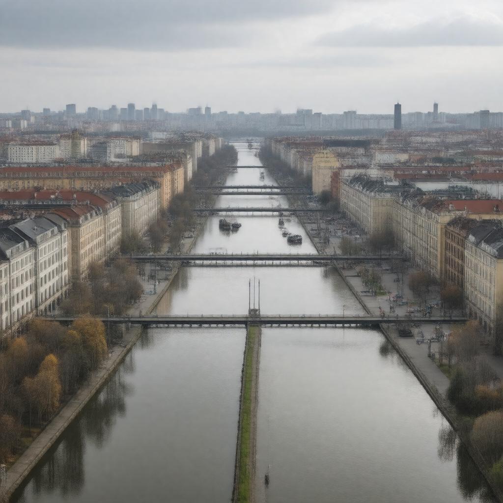 AI-created image of Minsk, Belarus