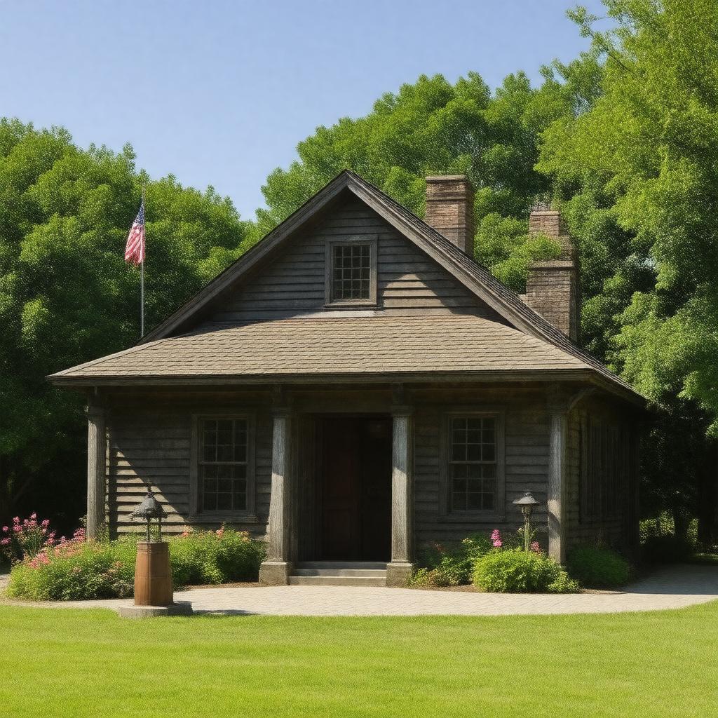 AI-created image of Minute Man Visitor Center