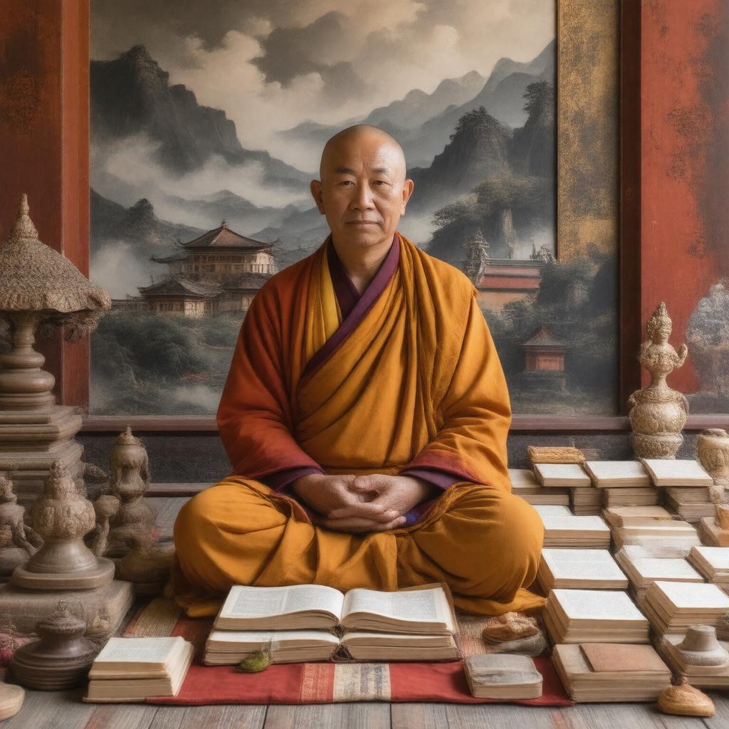 AI-created image of Mipham Rinpoche