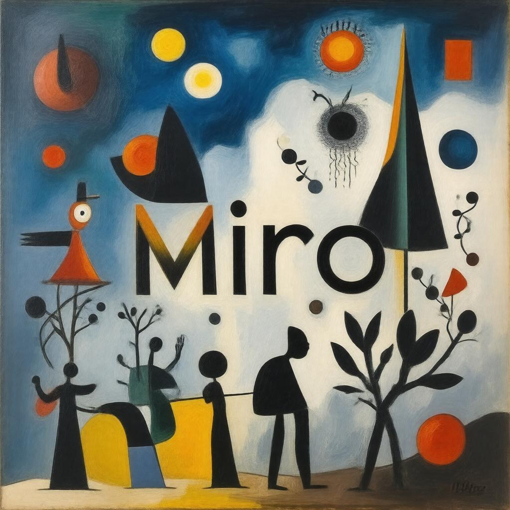 AI-created image of Miró