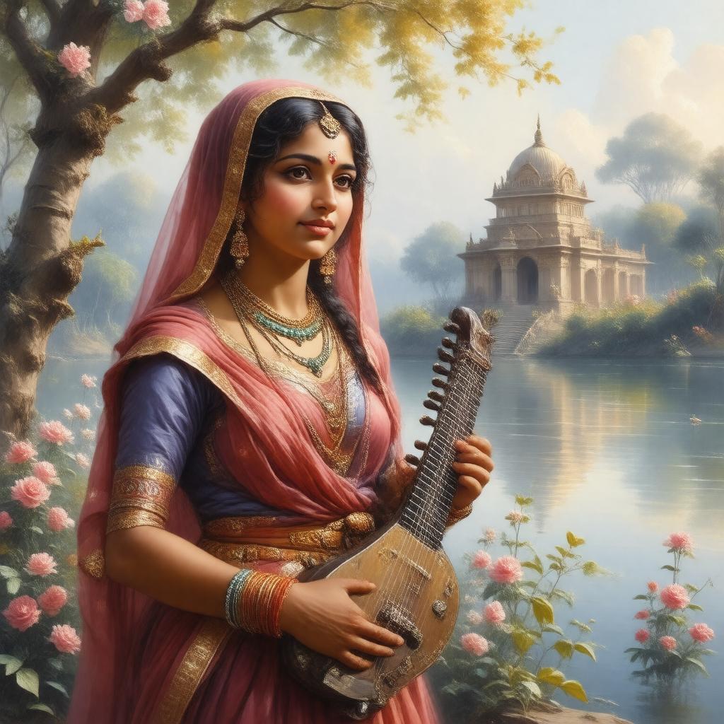 AI-created image of Mirabai