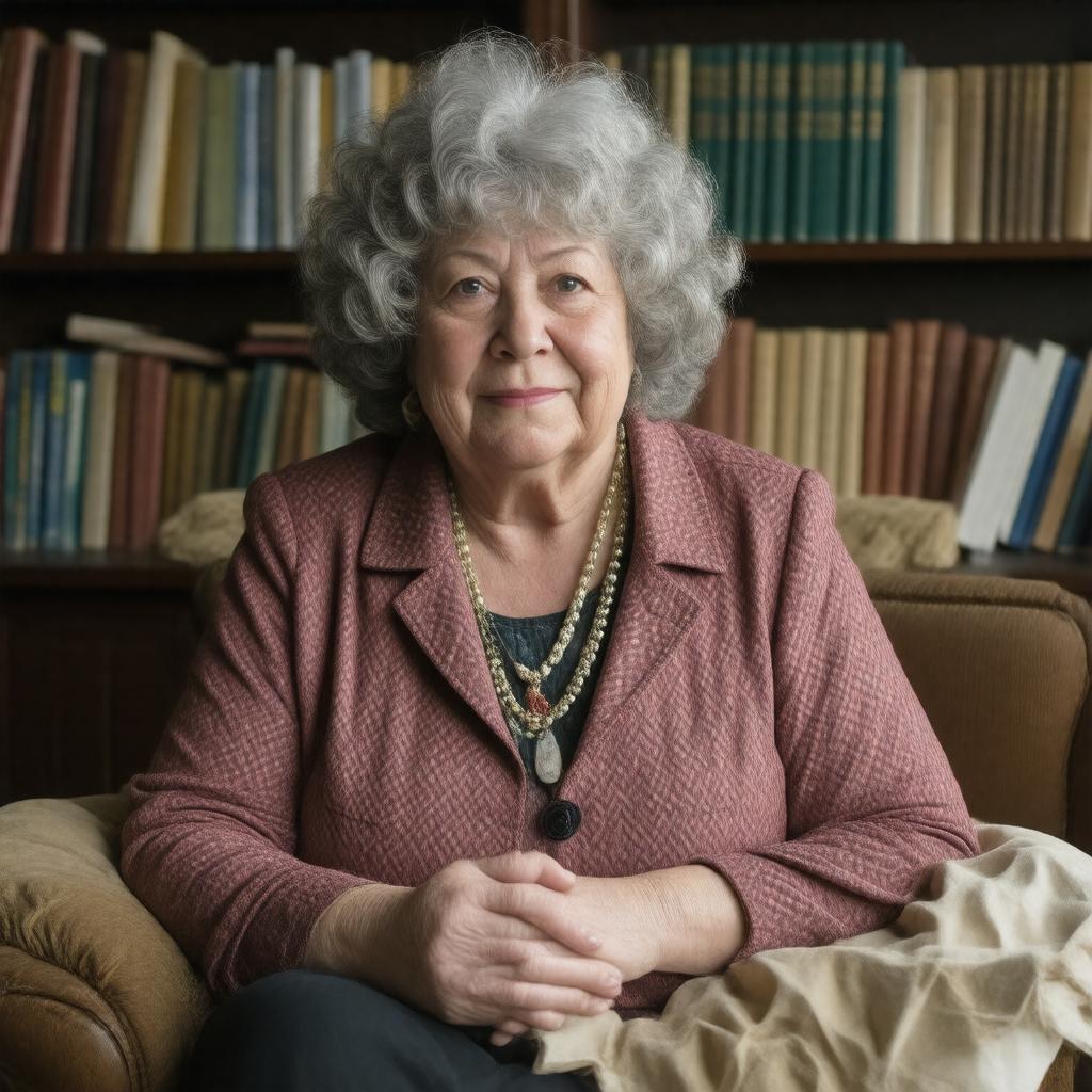 AI-created image of Miriam Margolyes