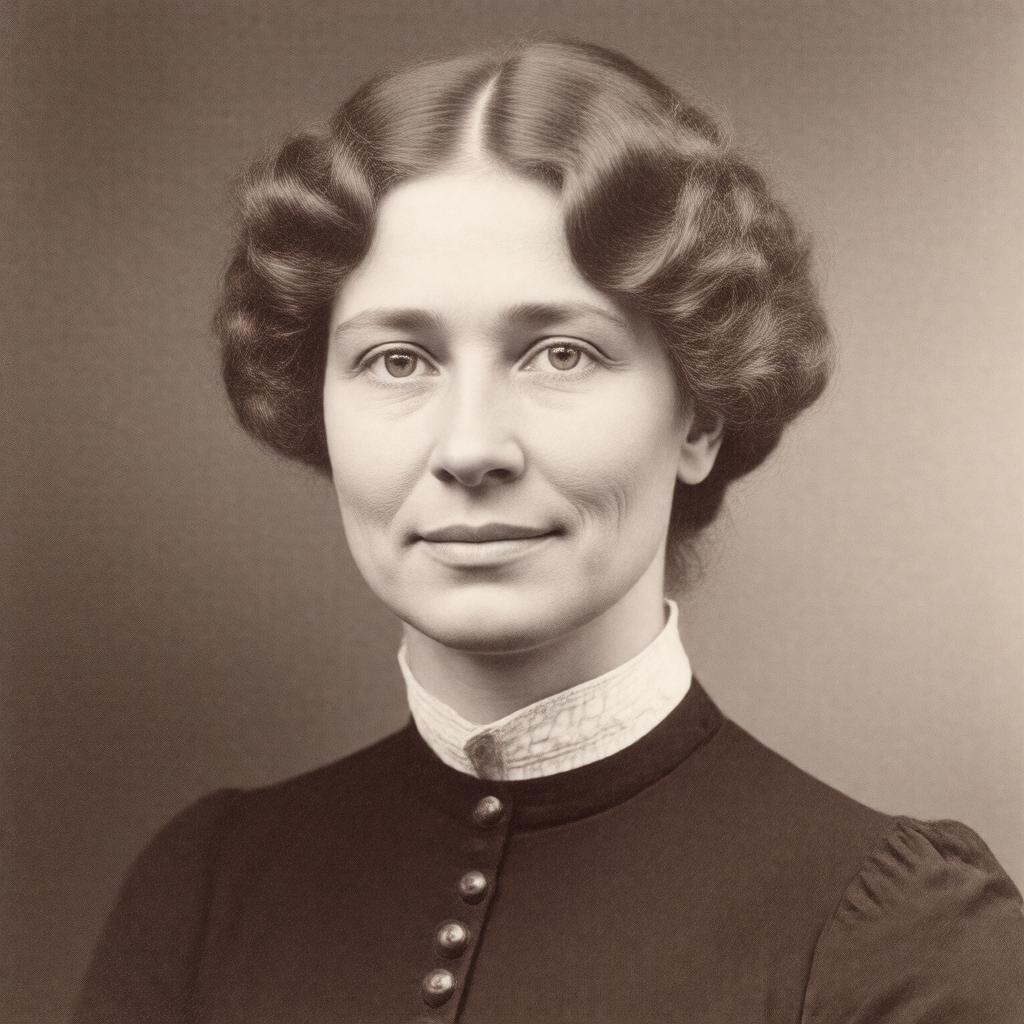 Click to view larger image AI-created image of Miriam Stuart Thayer