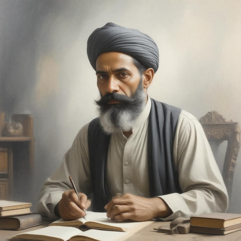 AI-created image of Mirza Ghulam Ahmad