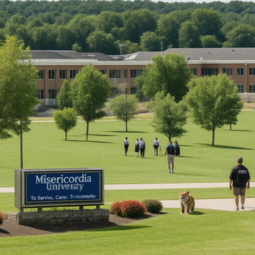 Click to view larger image AI-created image of Misericordia University