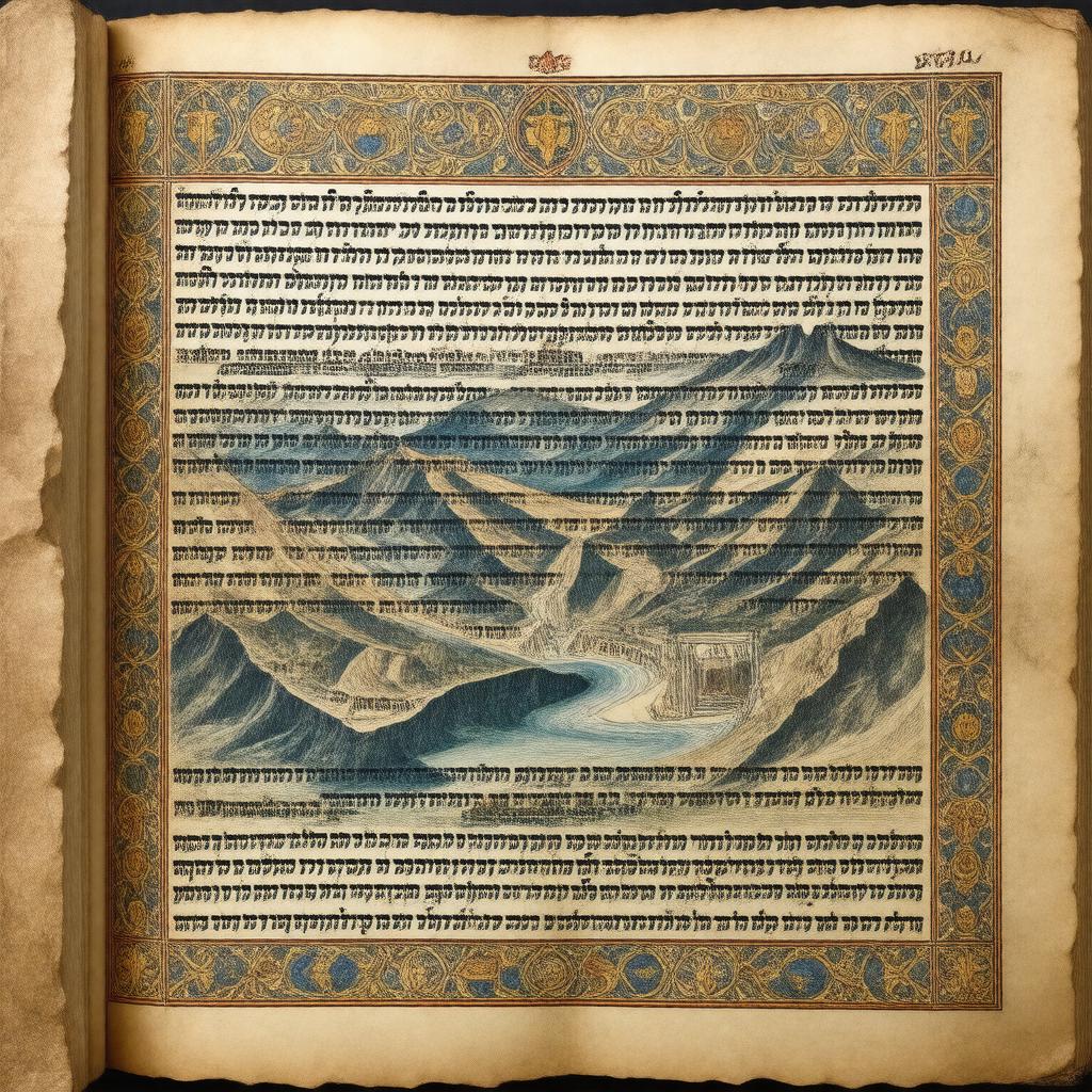AI-created image of Mishnaic Hebrew