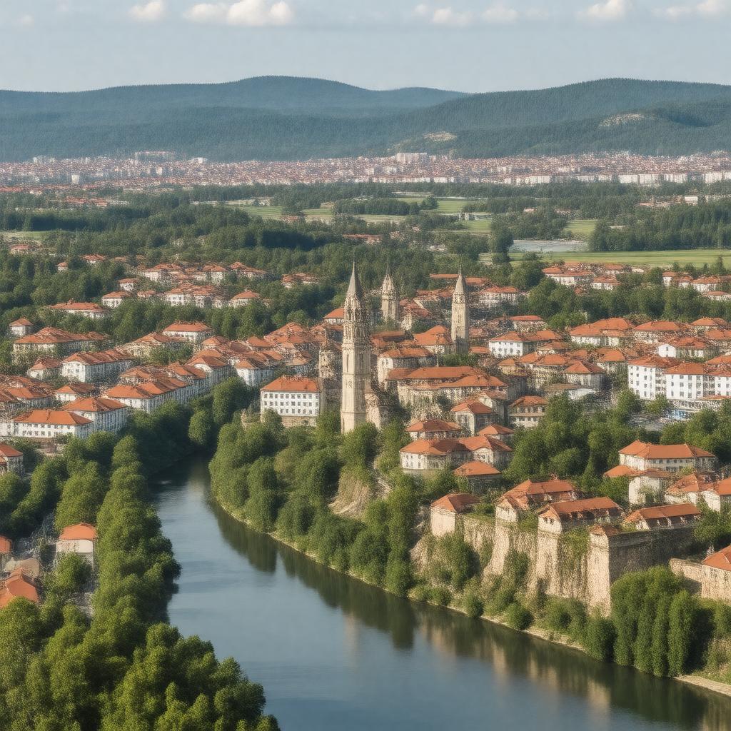 AI-created image of Miskolc