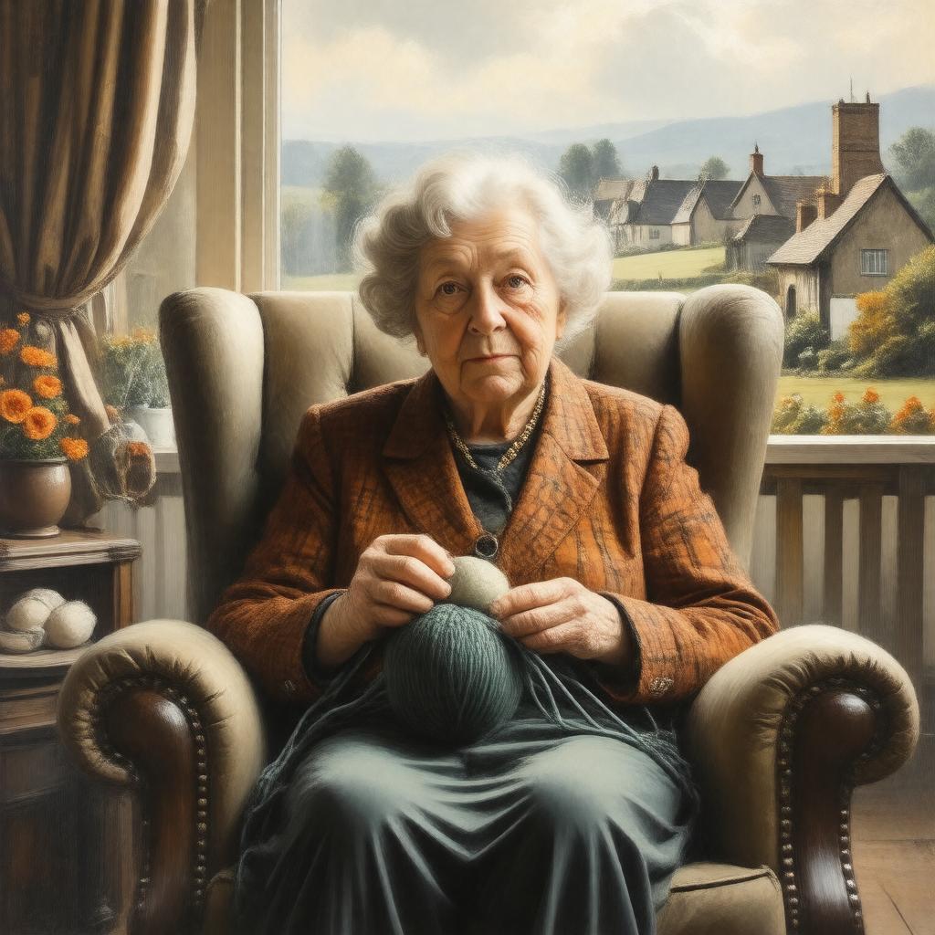 AI-created image of Miss Marple