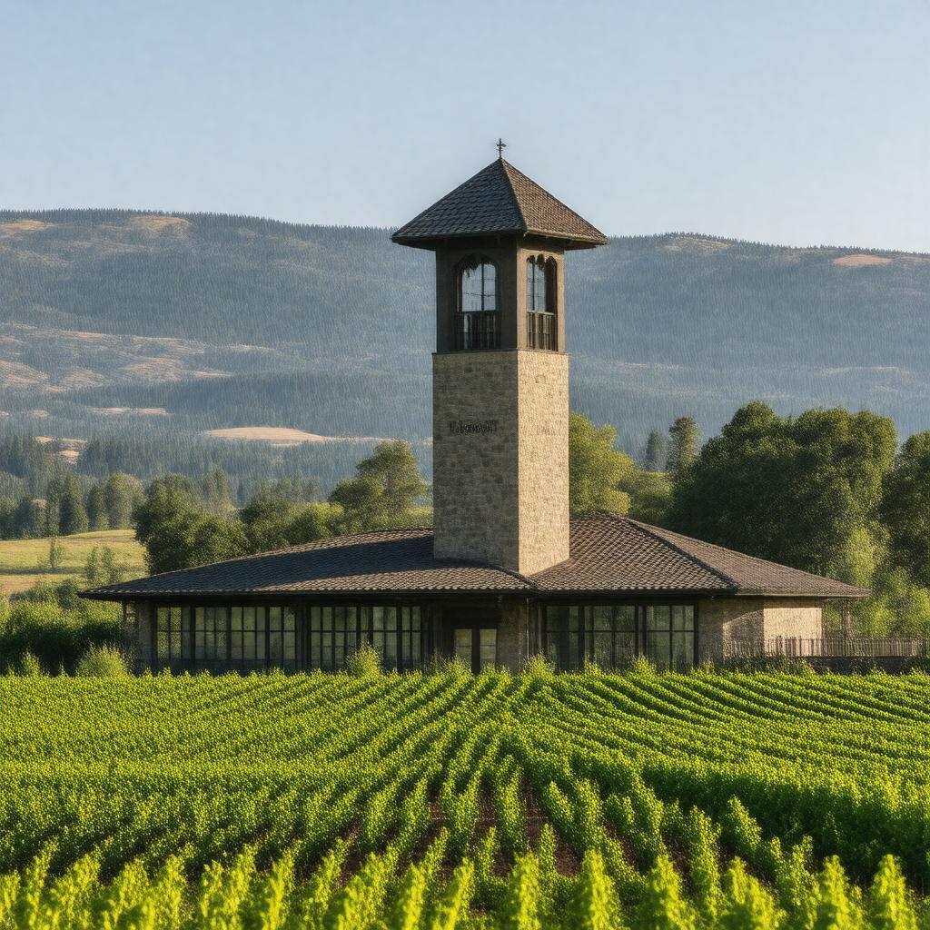 AI-created image of Mission Hill Winery