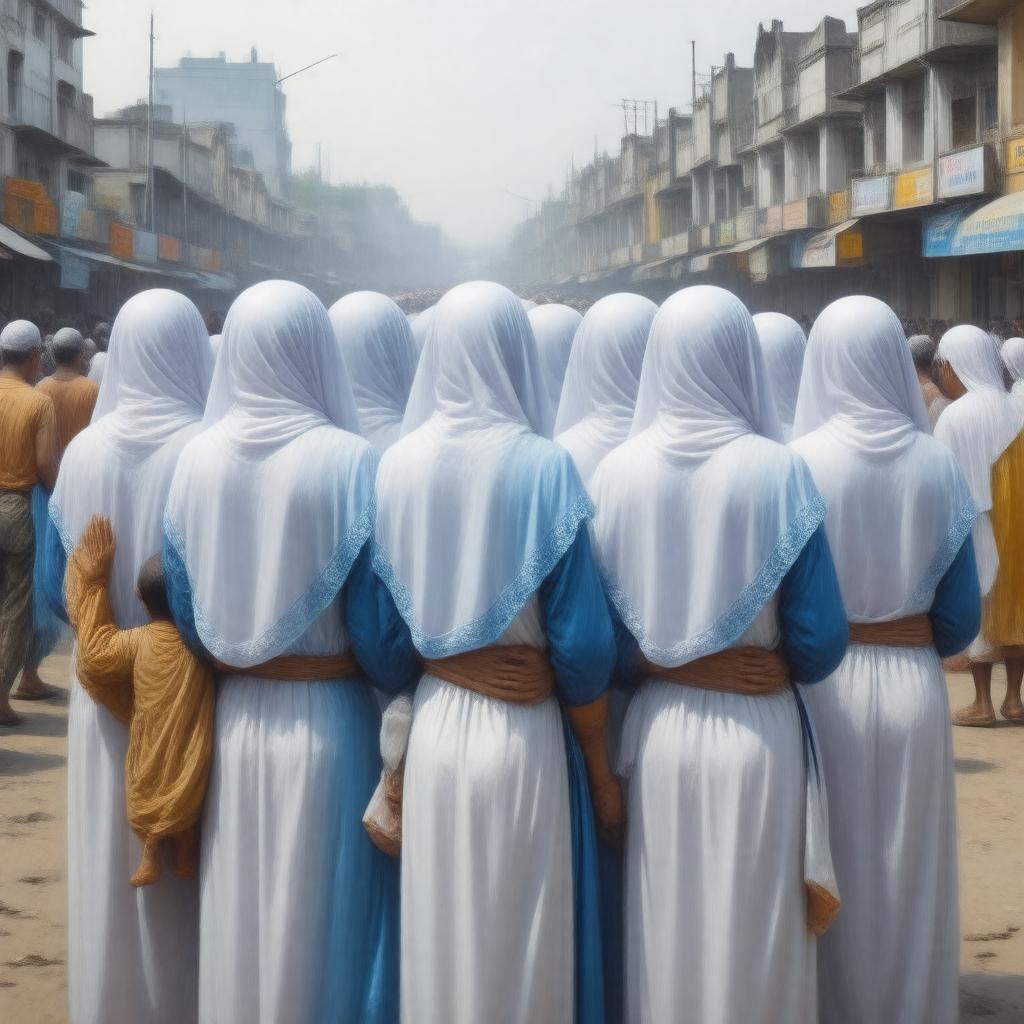 AI-created image of Missionaries of Charity