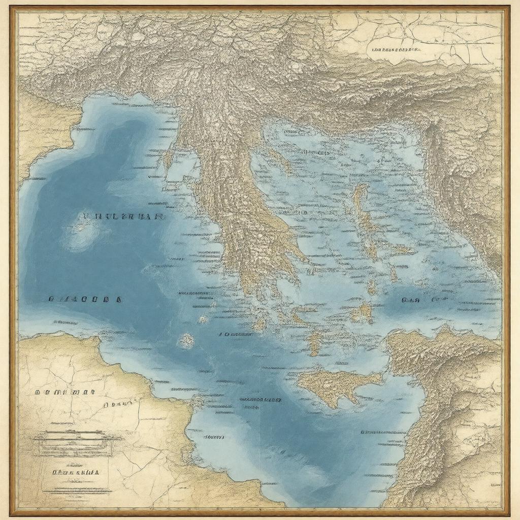 AI-created image of Missionary journeys of Paul