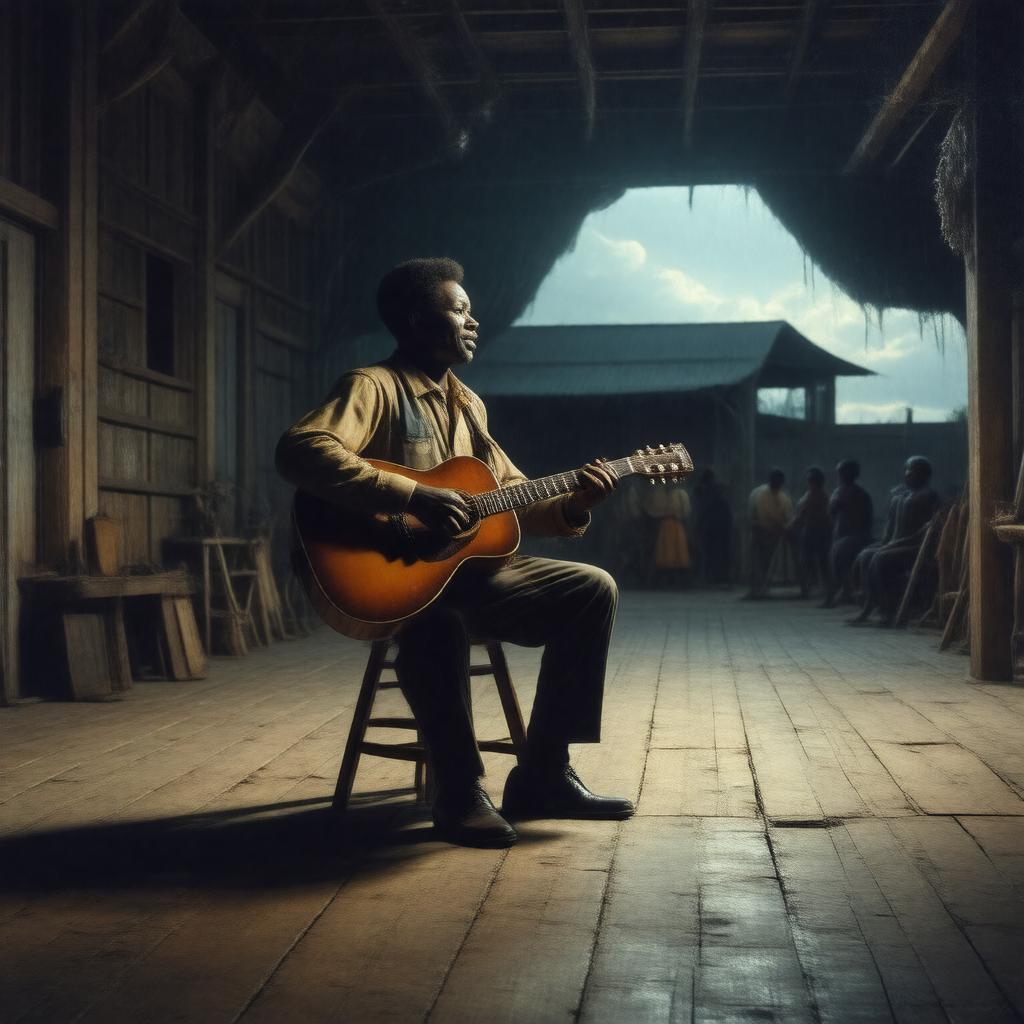 AI-created image of Mississippi Delta Blues