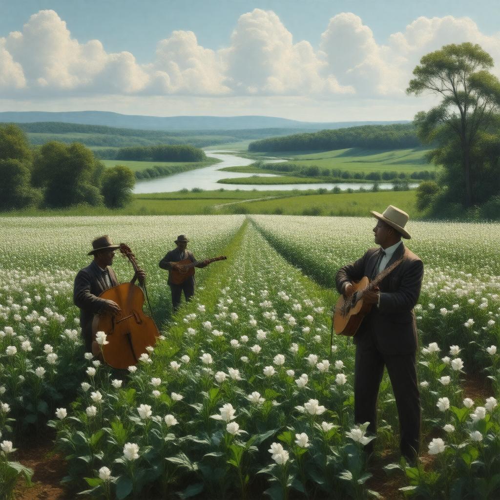 AI-created image of Mississippi Delta