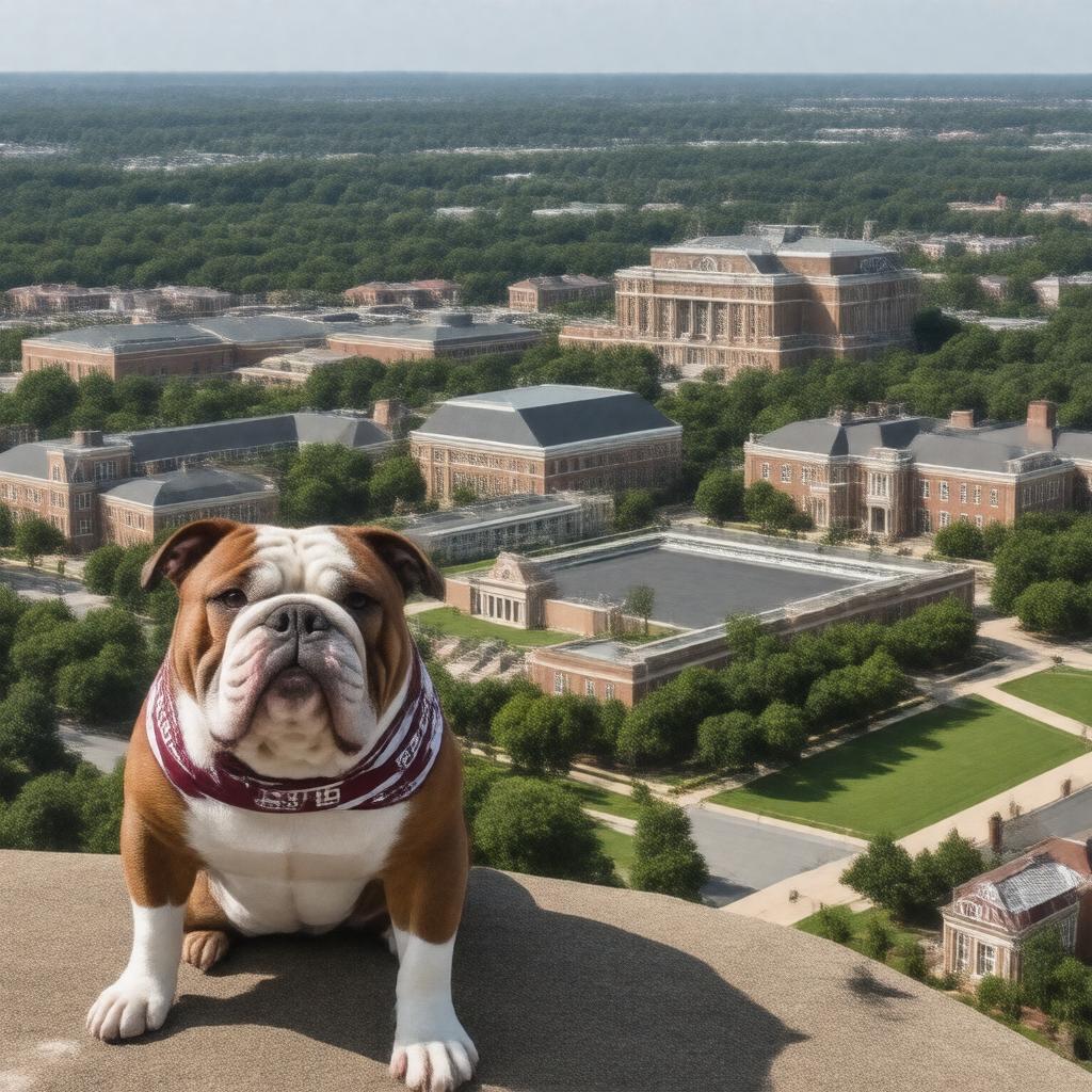 AI-created image of Mississippi State University