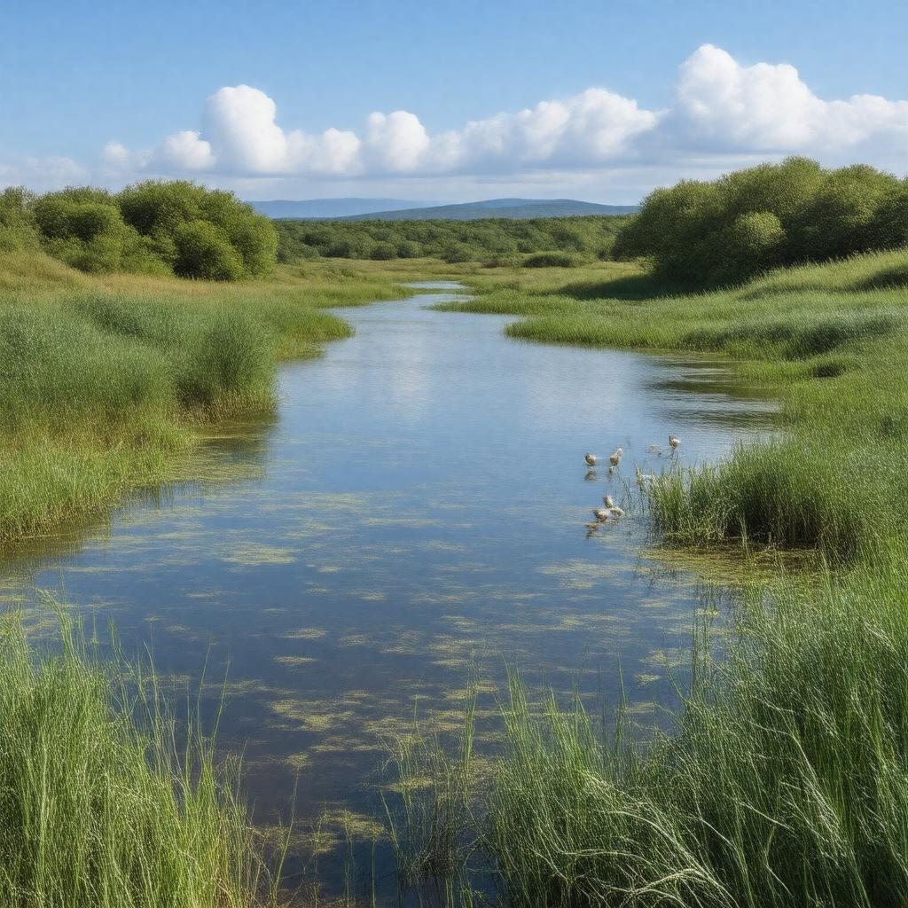 Click to view larger image AI-created image of Missolonghi Lagoon