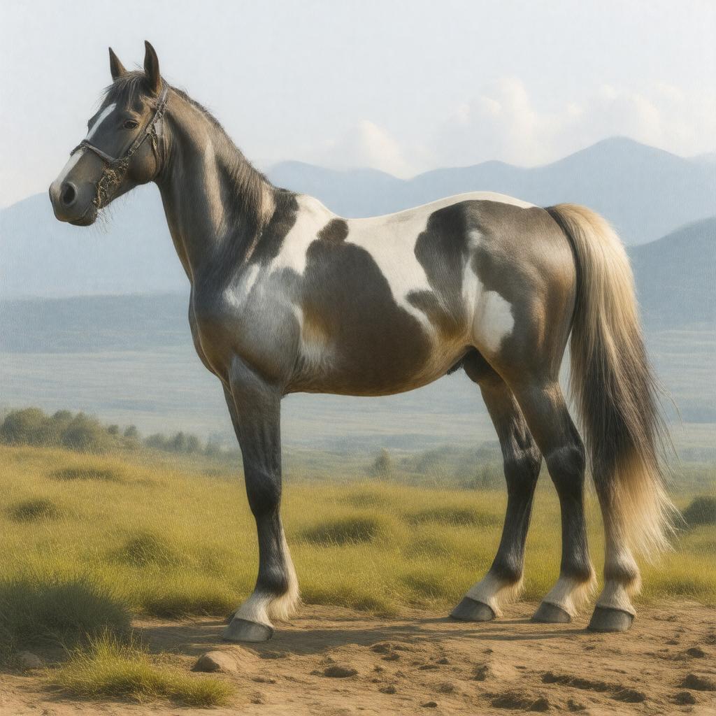 AI-created image of Missouri Fox Trotter