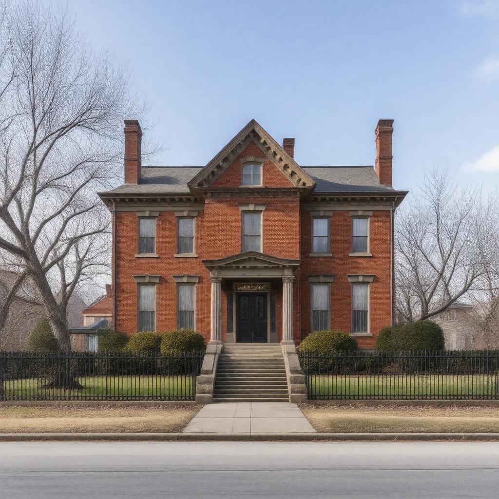 AI-created image of Missouri Governor's Mansion