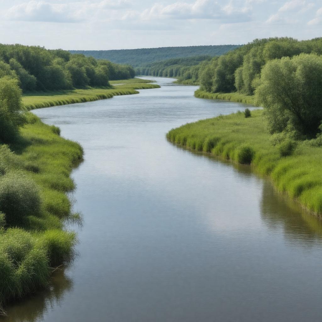 AI-created image of Missouri National Recreational River