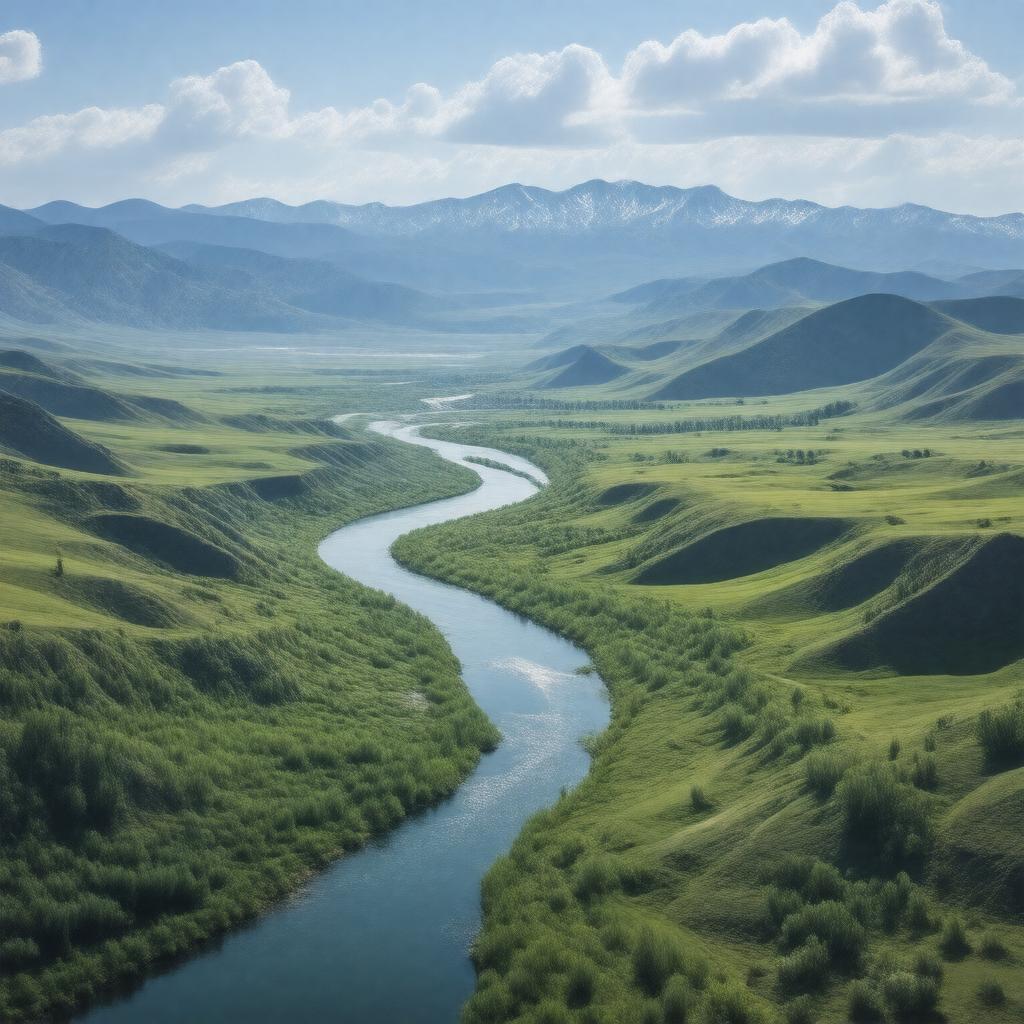 AI-created image of Missouri River Basin