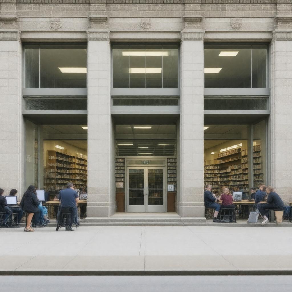 AI-created image of Missouri River Regional Library system