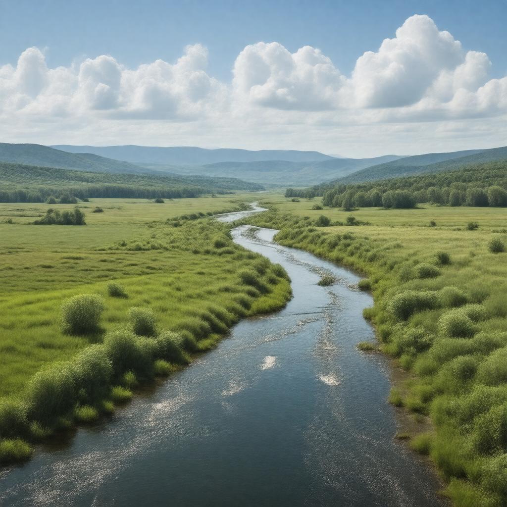 AI-created image of Missouri River Valley