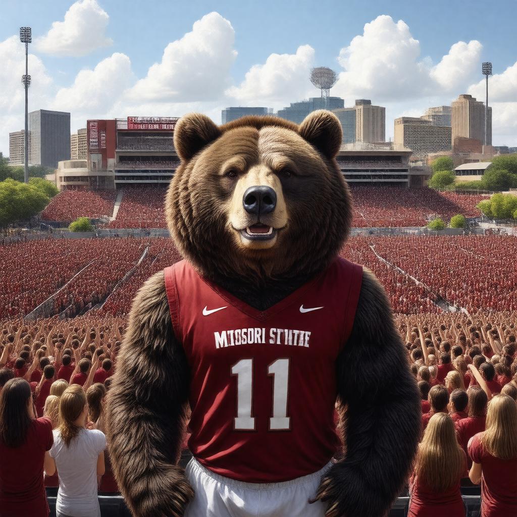 AI-created image of Missouri State Bears