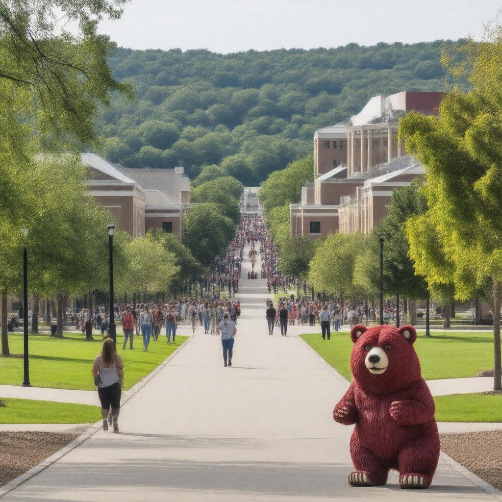 AI-created image of Missouri State University