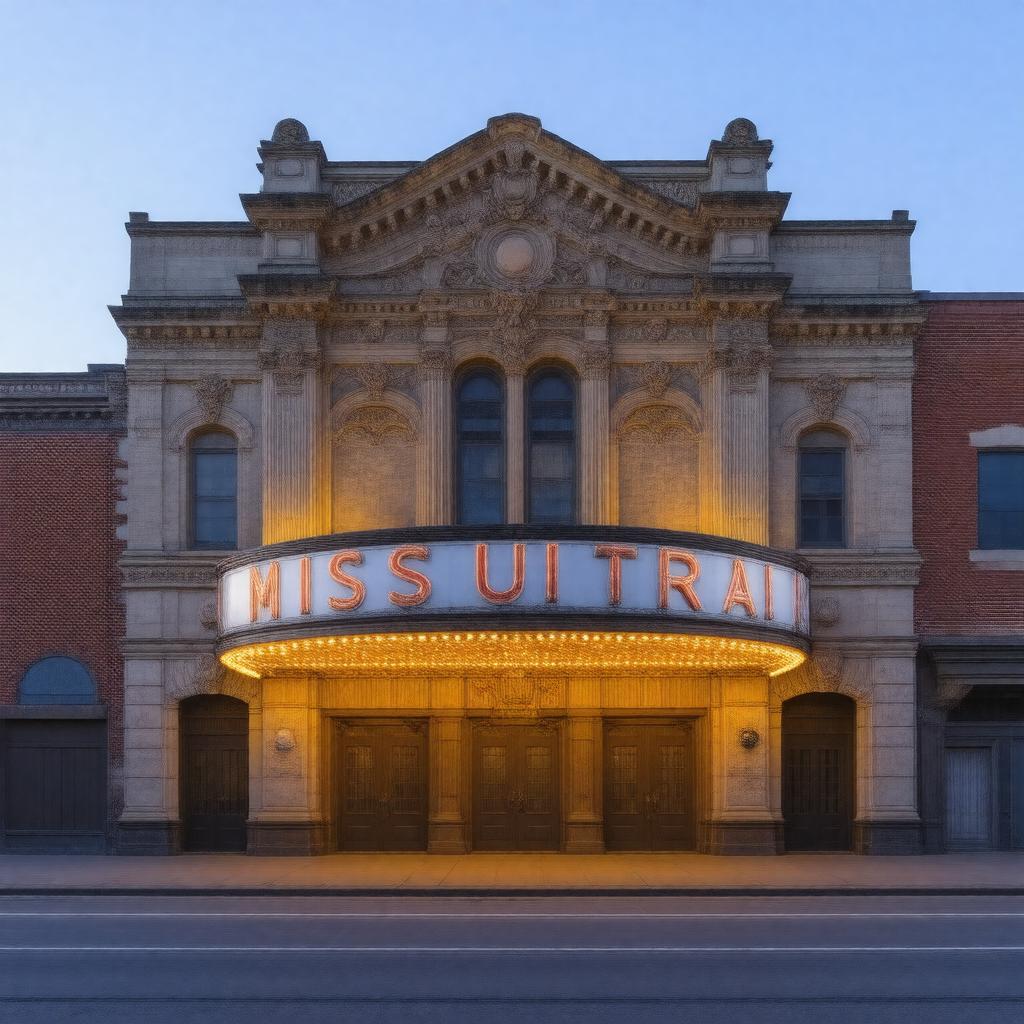 AI-created image of Missouri Theatre