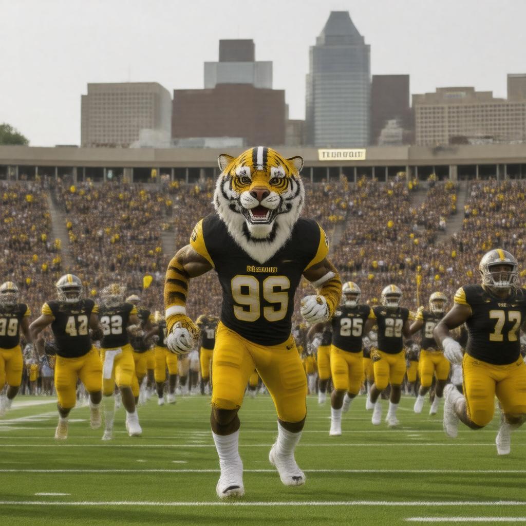 AI-created image of Missouri Tigers