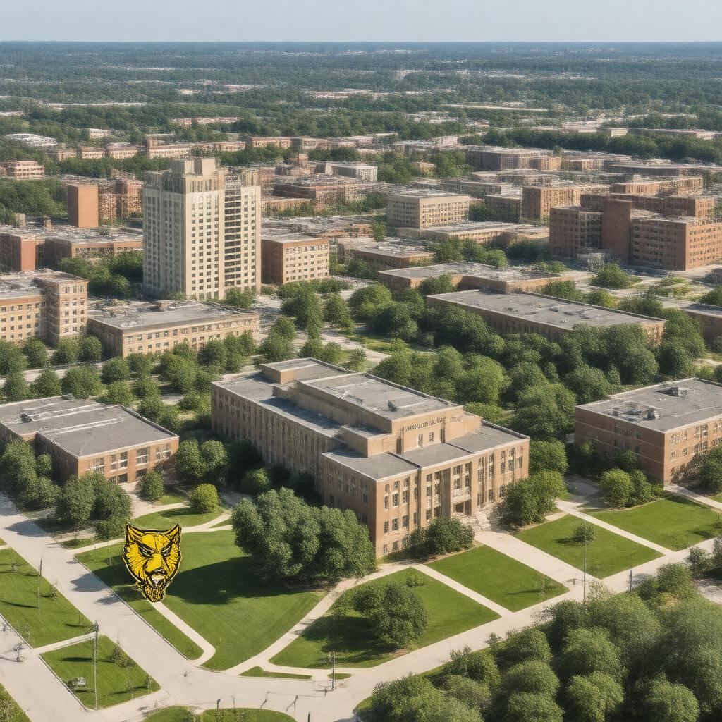 AI-created image of Missouri Western College