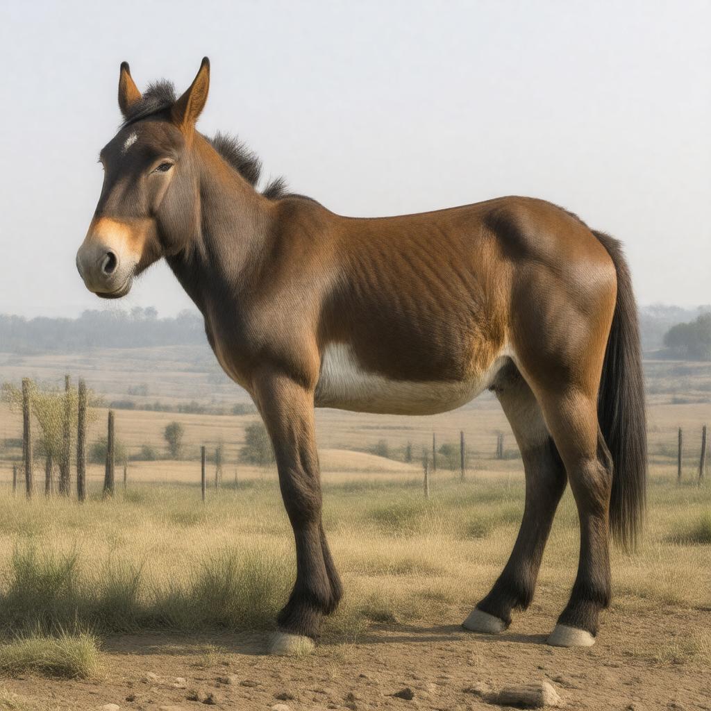 AI-created image of Missouri mule