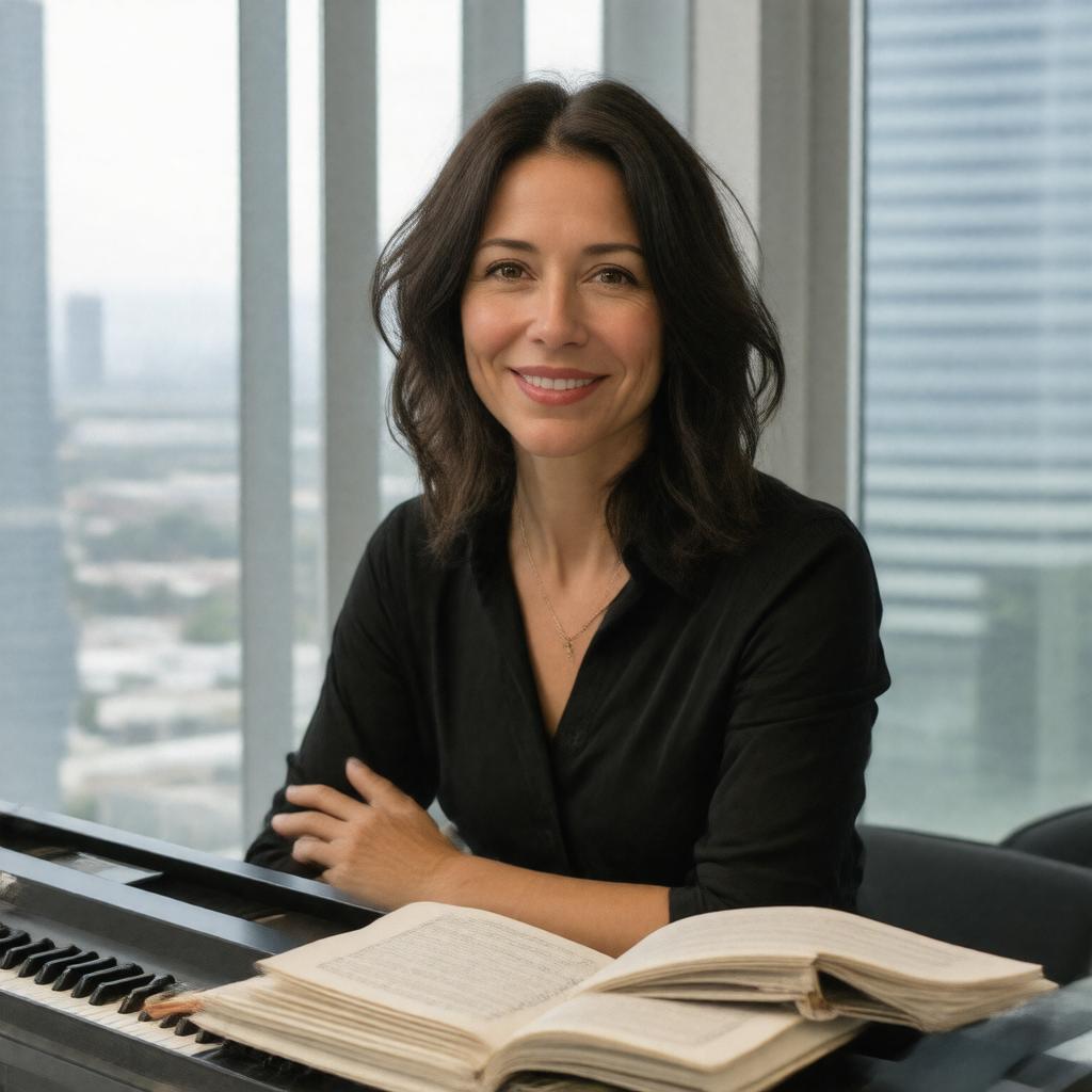 AI-created image of Missy Mazzoli