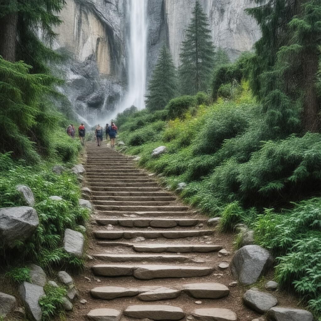AI-created image of Mist Trail