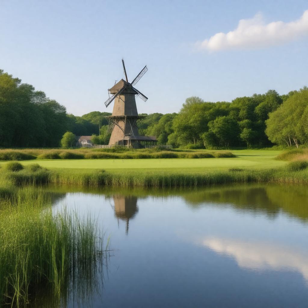 AI-created image of Mitcham Common