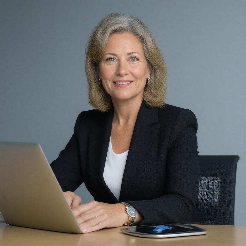 Click to view larger image AI-created image of Mitchell Baker